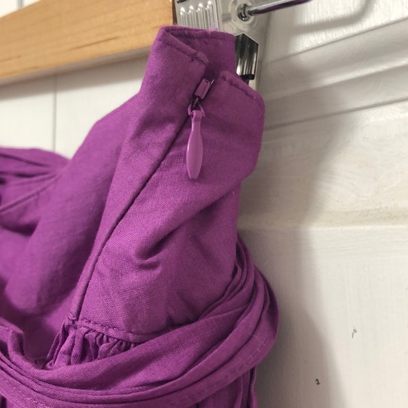 Flowy Purple skirt size 4 - Picture 2 of 7